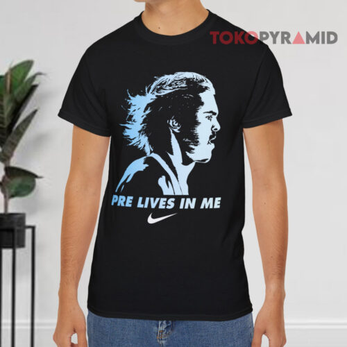 Pre Lives In Me Steve Prefontaine Black T shirt Pre Lives In Me Steve Prefontaine Black T shirt