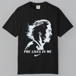 Pre Lives In Me Steve Prefontaine Running T shirt