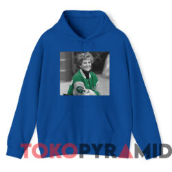 Princess Diana Wearing Philadelphia Eagles Jacket T-Shirt 2 Princess Diana Wearing Philadelphia Eagles Jacket T shirt Blue Hoodie