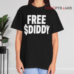 Protesters Wearing Free Diddy Black T shirt