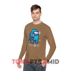 Psycho Among Us Impostor Shirt 2 Psycho Among Us Impostor Brown Long sleeved