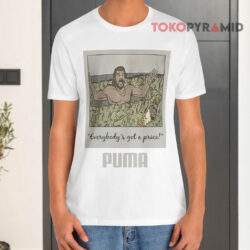 Puma Wwe Million Dollar Man White T shirt