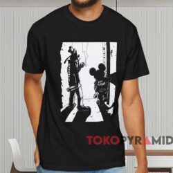 Punk Rock Goofy And Mickey T shirt Black T shirt