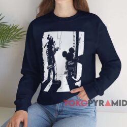 Punk Rock Goofy and Mickey T-shirt 4 Punk Rock Goofy And Mickey T shirt Navy Sweatshirt