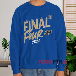 Purdue Boilermakers 2024 NCAA Final Four Shirt 4 Purdue Boilermakers 2024 Ncaa Final Four Shirt Blue Sweatshirt
