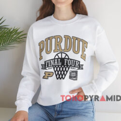 Purdue Boilermakers 2024 NCAA Men's Tournament March Madness Final Four Shirt 3 Purdue Boilermakers 2024 Ncaa Men's Tournament March Madness Final Four Shirt White Sweatshirt