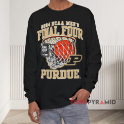 Purdue MBB 2024 Final Four Shirt 4 Purdue Mbb 2024 Final Four Black Long sleeved