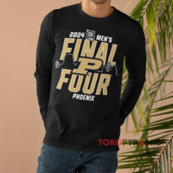 Purdue Mbb 2024 Final Four Phoenix Black Long sleeved