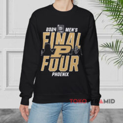 Purdue Mbb 2024 Final Four Phoenix Black Sweatshirt