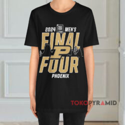 Purdue Mbb 2024 Final Four Phoenix Black T shirt