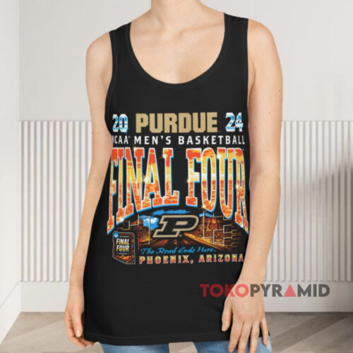 Purdue Mbb 2024 Final Four Streetwear Black Tank Top Purdue Mbb 2024 Final Four Streetwear Black Tank Top