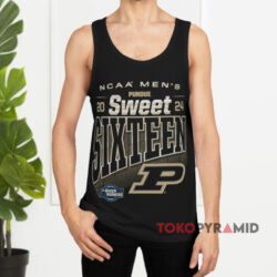 Purdue MBB 2024 Sweet Sixteen Streetwear Shirt 2 Purdue Mbb 2024 Sweet Sixteen Streetwear Black Tank Top