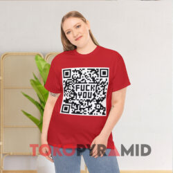 QR Code Fuck You Shirt 2 Qr Code Fuck You Red T shirt