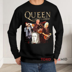 ▼ Adam Lambert Tシャツ【フォト】黒Sサイズ QUEEN 新品 Queen Band And Adam Lambert Shirt - TokoPyramid