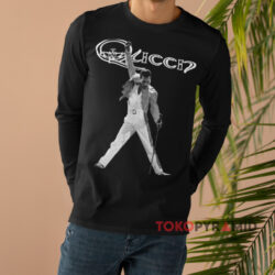 Queen Freddie Mercury Shirt 4 Queen Freddie Mercury Black Long sleeved