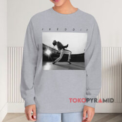 Queen Freddie Mercury Howl Shirt 2 Queen Freddie Mercury Howl Grey Long sleeved