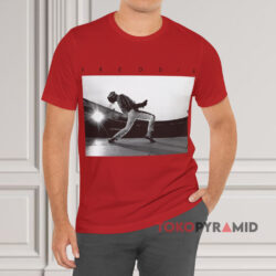 Queen Freddie Mercury Howl Red T shirt