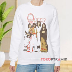 Queen Japan Kaos Band Shirt 3 Queen Japan Kaos Band White Sweatshirt