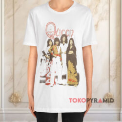 Queen Japan Kaos Band White T shirt