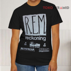 R e m Reckoning Concert Muscle Black T shirt
