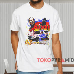 Race Car Driver O J Simpson The Juice Is Loose Shirt White T shirt