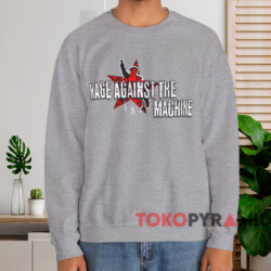 Rage Against The Machine Battle Of Los Angeles T shirt Grey Sweatshirt