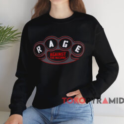 Rage Against The Machine Brass Knuckles T-Shirt 3 Rage Against The Machine Brass Knuckles T shirt Black Sweatshirt