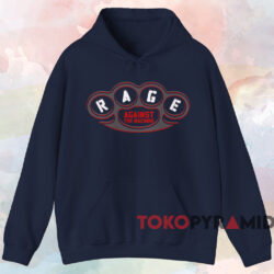 Rage Against The Machine Brass Knuckles T-Shirt 2 Rage Against The Machine Brass Knuckles T shirt Navy Hoodie