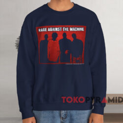 Rage Against The Machine Debut T-Shirt 3 Rage Against The Machine Debut T shirt Navy Sweatshirt