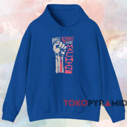 Rage Against the Machine Fist T-shirt 2 Rage Against The Machine Fist T shirt Blue Hoodie