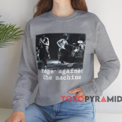 Rage Against The Machine Live T shirt Grey Sweatshirt