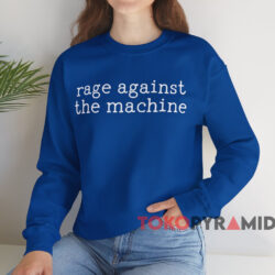Rage Against The Machine Molotov Cocktail T shirt Blue Sweatshirt