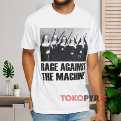 Rage Against The Machine Nuns With Guns T shirt White T shirt