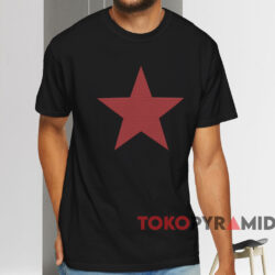 Rage Against The Machine Red Star T shirt Black T shirt