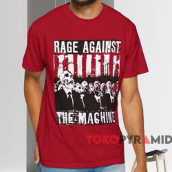 Rage Against The Machine Skull Men T shirt Red T shirt