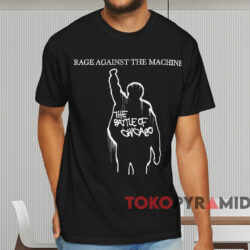 Rage Against The Machine The Battle Of Chicago T shirt Black T shirt