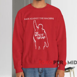 Rage Against the Machine The Battle Of Chicago T-shirt 4 Rage Against The Machine The Battle Of Chicago T shirt Red Sweatshirt