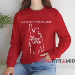 Rage Against the Machine The Battle Of Chicago T-shirt 3 Rage Against The Machine The Battle Of Chicago T shirt Red Sweatshirt
