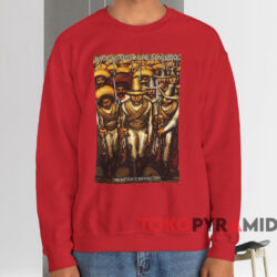 Rage Against The Machine The Battle Of Mexico City T-shirt 3 Rage Against The Machine The Battle Of Mexico City T shirt Red Sweatshirt