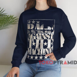Rage Against the Machine Tour T-shirt 4 Rage Against The Machine Tour T shirt Navy Sweatshirt