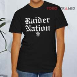 Raiders Nation Nike Black T shirt