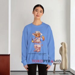 Ralph Lauren Polo Bear Fishing Bear Blue Sweatshirt
