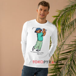Ralph Lauren Polo Bear Golf Bear Shirt 4 Ralph Lauren Polo Bear Golf Bear White Long sleeved
