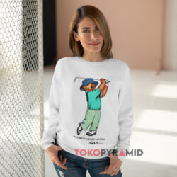 Ralph Lauren Polo Bear Golf Bear Shirt 3 Ralph Lauren Polo Bear Golf Bear White Sweatshirt