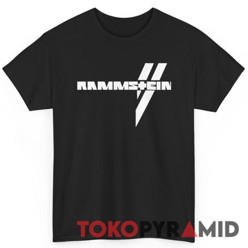 Rammstein Weiße Balken Shirt Rammstein Weiße Balken Shirt