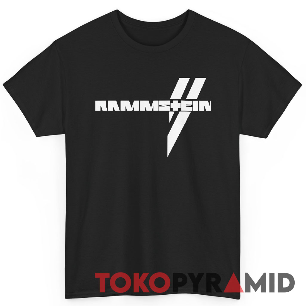 Rammstein Weiße Balken Shirt Rammstein Weiße Balken Shirt