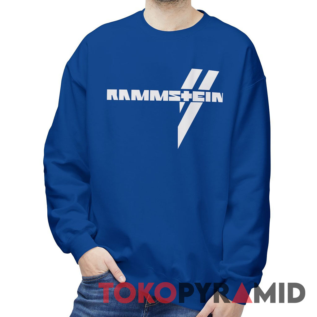 Rammstein Weiße Balken Sweatshirt Rammstein Weiße Balken Sweatshirt