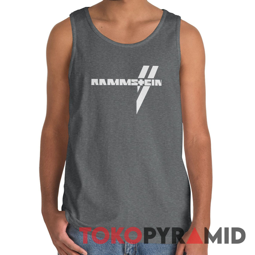 Rammstein Weiße Balken Tank Top Rammstein Weiße Balken Tank Top