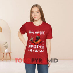 Randy Savage Have A Macho Christmas Sweatshirt 2 Randy Savage Have A Macho Christmas Red T shirt
