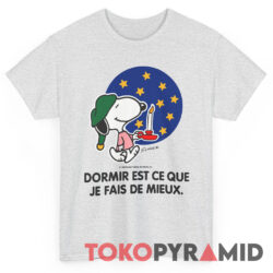 Rare 1958 Snoopy Dormir Est Ce Que Je Fais De Mieux Shirt